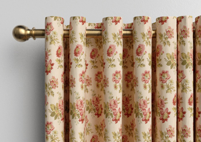 Shabby Chic by Rachel Ashwell Eloise, Vintage Pink - Made to Measure Curtains - Image 12
